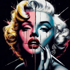 Marilyn Monroe T shirt Transfers Iron On  Lite Dark Fabrics