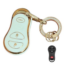 Soft TPU for JEEP Key Fob Cover Fits for 1999-2004 Jeep Grand Cherokee Chrysl...