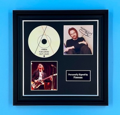 Finneas Signed Photo & CD Framed & COA Autograph Auto For Cryin Out Loud Poster