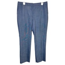 Talbots Blue 12P Trouser Dress Pants Straight Leg New with tags work career