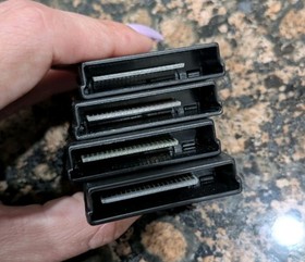 Lot Of 4 Tiger game.com Cartridge Games Scrabble, Wheel, William's Arcade, Indy