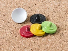 [UNUSED] Screw-in soft release shutter button brass recessed type black JAPAN