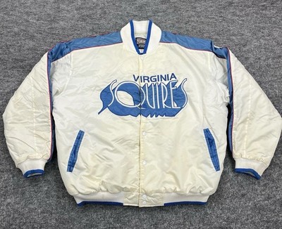 Virginia Squires Jacket Mens Extra Large White ABA Basketball G-III Dr J