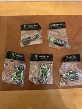 New 2025 Monster Energy Drink Promo 5 Keychain Bundle Set Promo - great price