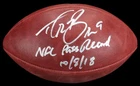 Drew Brees Signed "NFL PASS RECORD 10/8/18" NFL The Duke Game Football FANATICS