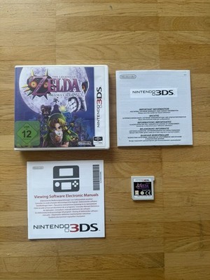 Nintendo The Legend of Zelda: Majora's Mask 3D Nintendo 3DS PAL USK 12 Handbuch