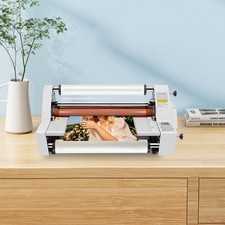 Hot Cold Roll Laminator 700W V350 Digital Display Single/Double-Sided Laminator