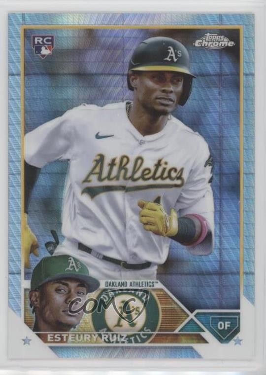 2023 Topps Chrome Prism Refractor Esteury Ruiz #99 15g0