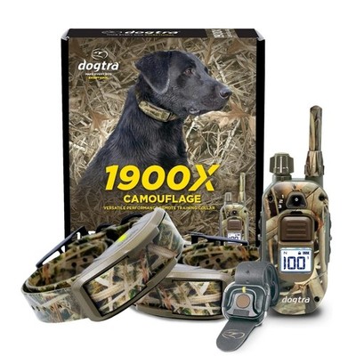 Dogtra 1900X Camo + 1 Additional Camo Receiver + 1 Handsfree - 3/4 Mile Range