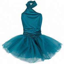 Weissman Experience 15909 Turquoise Tutu Dance Costume Adult Medium Ballet