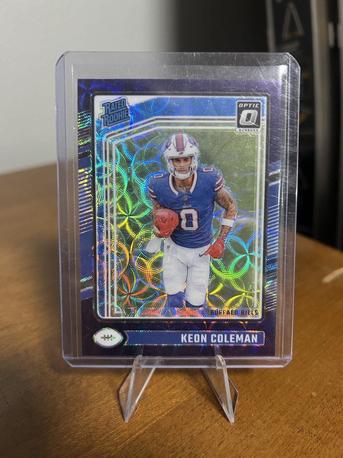 Keon Coleman 2024 Donruss Optic Rated Rookie Purple Scope #263