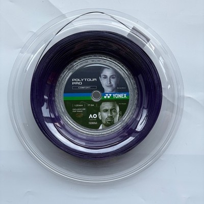 YONEX Poly Tour Pro 1.15/1.20/1.25mm 200m Tennis String Racket Midnight Purple