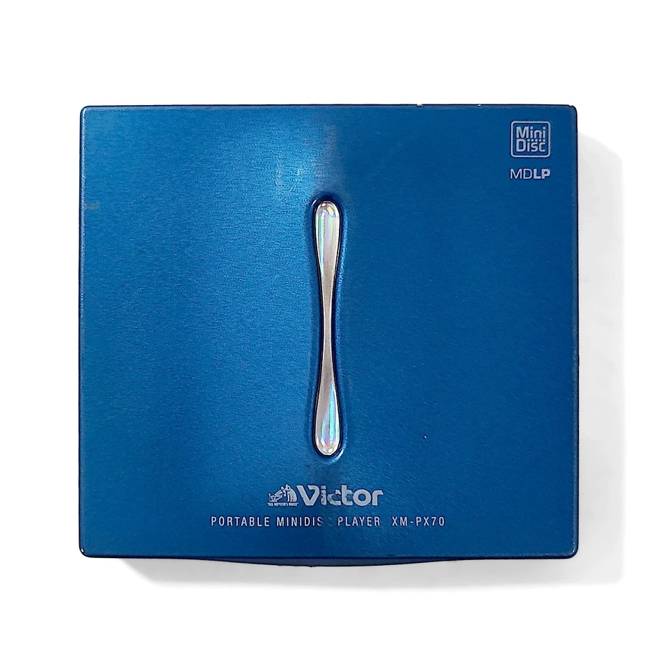 Victor JVC XM-PX70-A MiniDisc Player + Remote & Battery Case Tested Working MD - Image 3 of 4