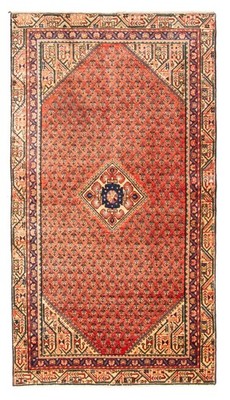 Vintage Hand-Knotted Area Rug 3'8'' x 6'8'' Traditional Oriental Wool Carpet