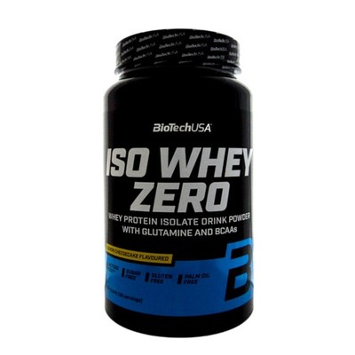 (57,16 EUR/kg) BioTech USA Iso Whey Zero 908g Dose Isolat Eiweißpulver