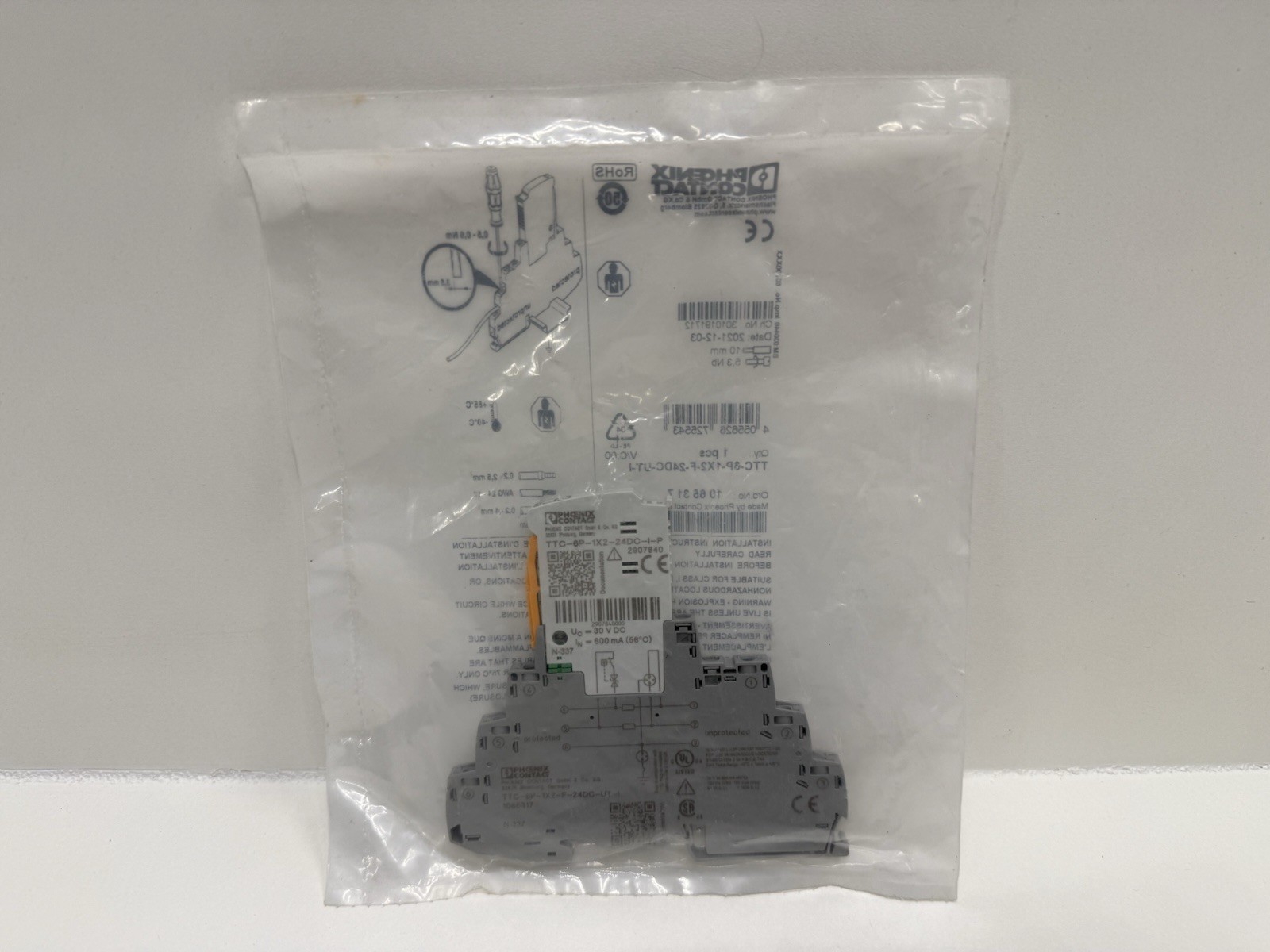 Phoenix Contact TTC-6P-1X2-F-24DC-UT-I 1065317 Surge Protector New