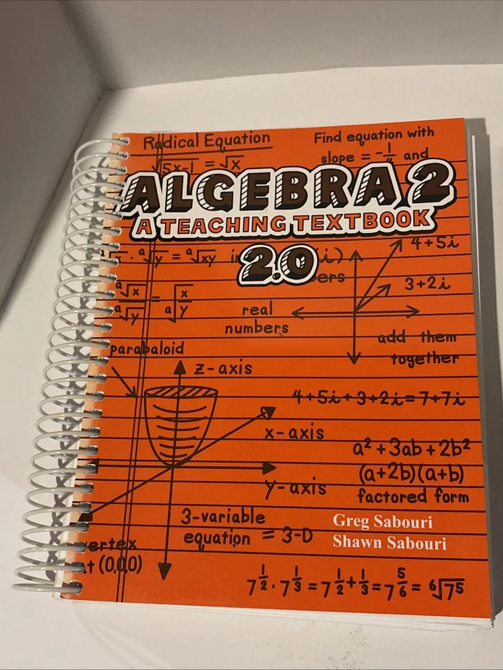 Teaching Textbooks ALGEBRA 2 (version 2.0) TEXT/WORKBOOK + ANSWER BOOKLET - Image 2 of 4