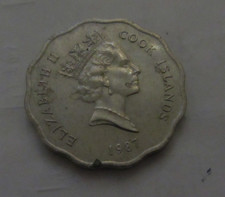 1987 COOK ISLANDS $1- Coin - Circulated Condition
