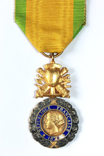 FRANCE: Medaille Militaire 1870 (French 3rd Republic) WW1/WW2 Military Medal