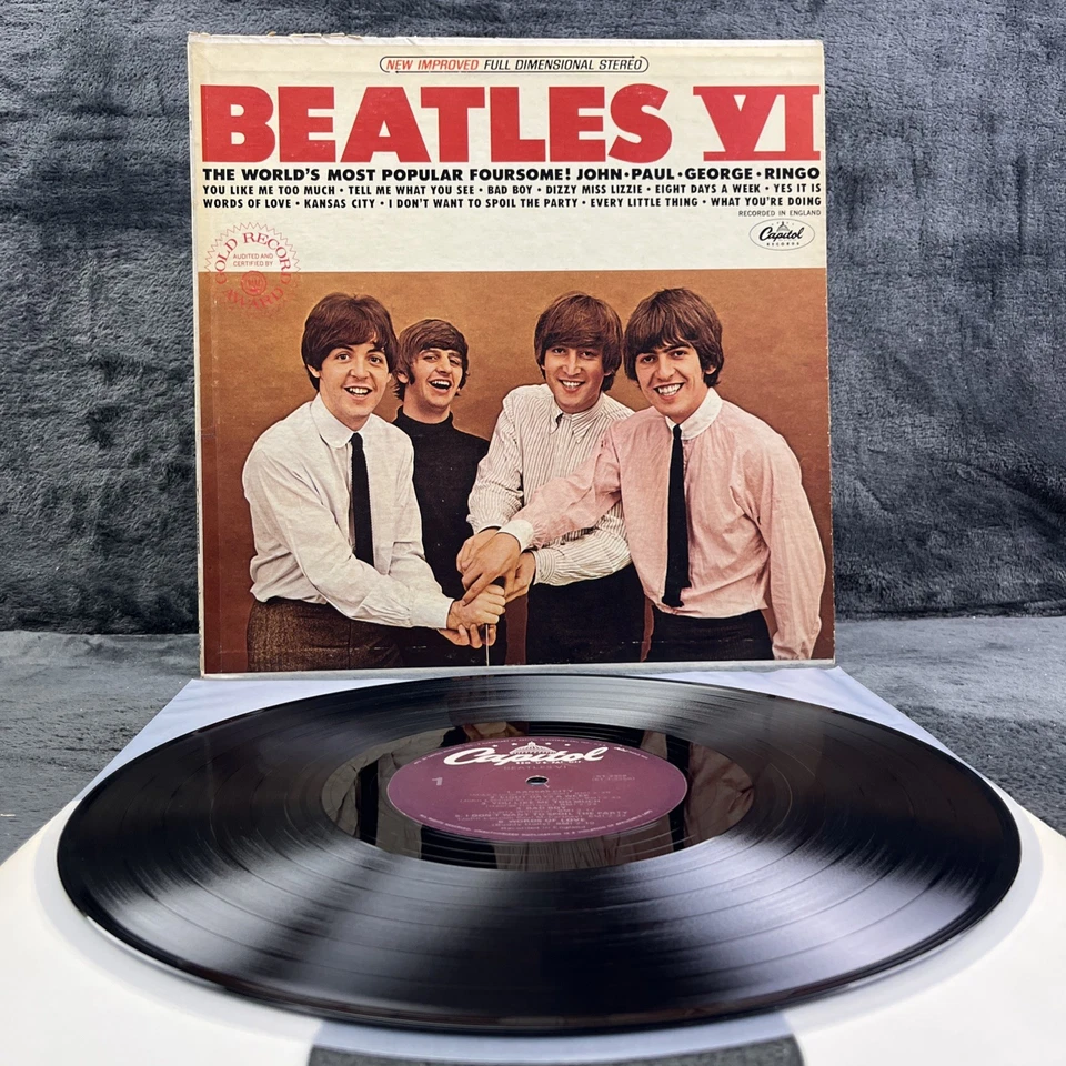Beatles – Beatles VI USA Pressing LP Vinyl Record Schallplatte Rock - Bild 2 von 4