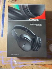 BLACK BOSE QUIETCOMFORT SC NOISE CANCELLING WIRELESS HEADPHONES