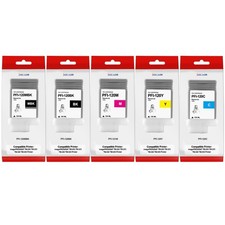 PFI-120 Ink Cartridge Medium, PFI120MBK PFI120BK PFI120C PFI120M PFI120Y