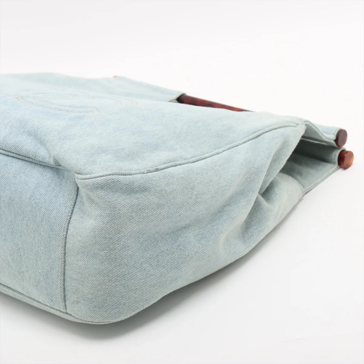 Chanel Coco Mark Denim Hand bag Blue Blue hardware 4XXXXXX thumbnail 3