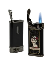 Deadwood Leather Rose Torch Lighter