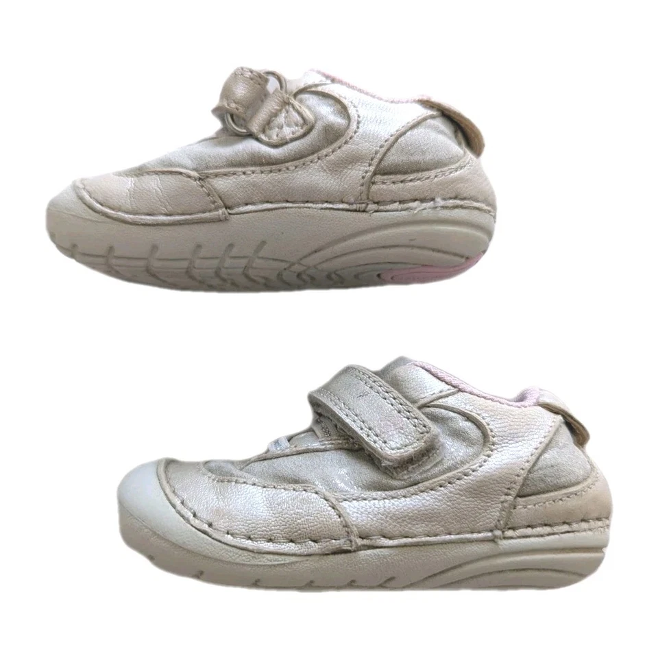 Stride Rite Soft Motion Baby and Toddler Girl's Jazzy Casual Sneaker 4.5 Infant - Image 4 of 4