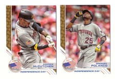 2017 Topps Independence Day - PITTSBURGH PIRATES Gregory Polanco, Andrew McCutch