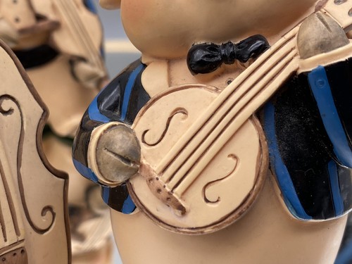 Vintage Pig Orchestra Five Resin Figurines Ornaments - Picture 6 of 11