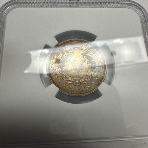 1910 5C NGC PR63 Liberty Nickel Incredible Neon Rainbow Toning Undergraded? - 第 6/6 張圖片