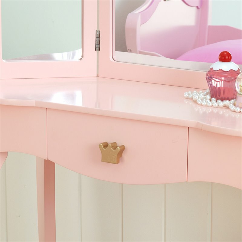 kidkraft princess table & stool