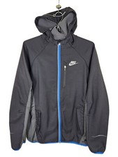 Boys' Nike Ultimate Flash Reflective Jacket Hoodie Black, Gray Blue Size XL