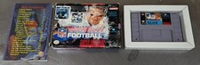 SNES 1994 Troy Aikman NFL Football Super Nintendo, CIB, Former Rental