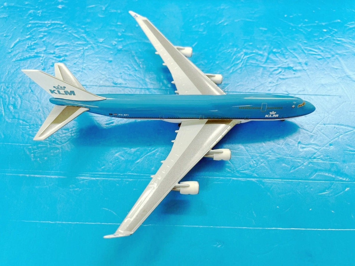 RARE Herpa Wings SAMPLE 1:500 KLM B747-400 PH-BFI - DIECAST