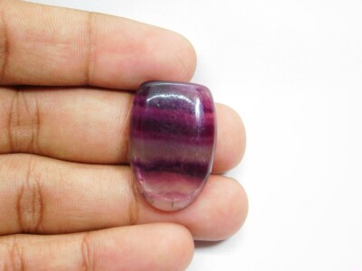 Top Grade! Natural Fluorite Cabochon Loose Gemstone For Jewelry 40 