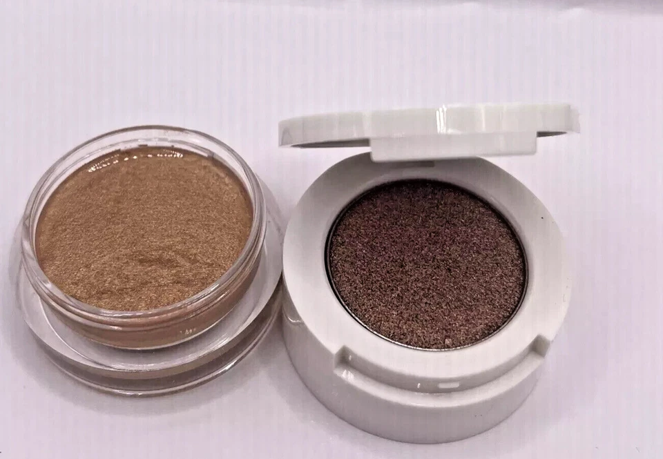 x 2 Becca Chrissy Glow Souffle Eyeshadow Highlighter Duo CINNAMON CHURRO Bronzer - Image 3 of 3