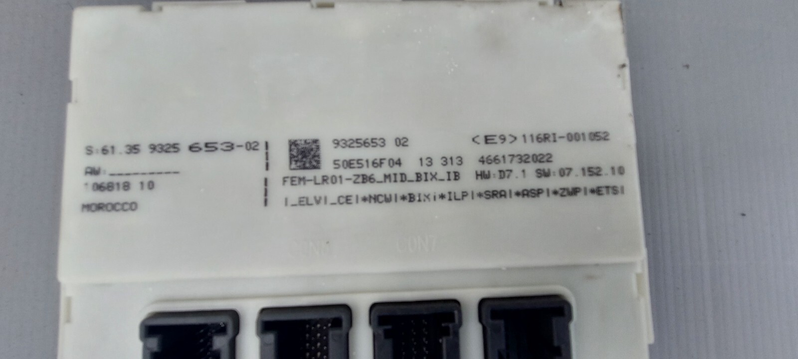 BMW 3 Series F30 Body Control Module 9325653 for sale online | eBay