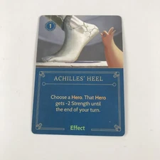 Disney Villainous Hades Achilles' Heel Villain Deck Replacement Card