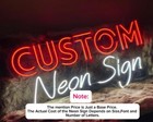 Custom Neon Sign Personalised LED Neon Name Sign Logo Home Decor Night LED Light