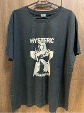 HYSTERIC GLAMOUR Black Short Sleeve T-Shirt Reprint AN43387