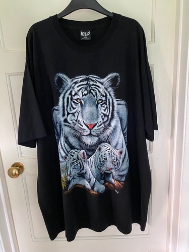 Wild branded t shirt xxxl tigers black t shirt new other offers welcome  - Picture 1 of 5