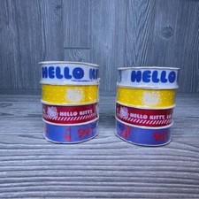 Nwt 8 rolls of Sanrio hello kitty craft bow ribbon supplies diy crafts