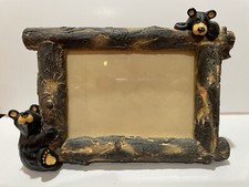 Picture Frame By Jeff Flemming Montana Artist Bear Foots Hang Wall or Table Gift