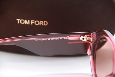 NEW TOM FORD VERONIQUE-02 SUNGLASSES TF917 72E EYEWEAR 