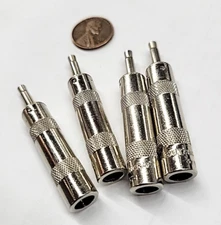 4-Pcs Switchcraft 374 1/4" Fem to 1/8" M Audio adapter Guitar Connector USA made