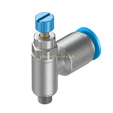 1PCS FESTO GRLA-M5-QS-6-RS-D 197578 One-Way Flow Control Valve New