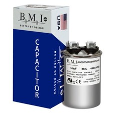 USA 5 uf MFD 370 440 VAC volts Round Run Capacitor 50/60 Hz - Lot-1