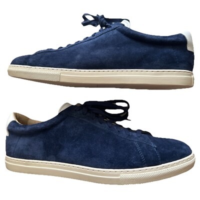 Zespa Aix En Provence Men s Size 45 Blue Suede Trainers Sneakers Made In France